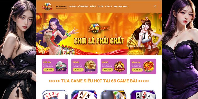 Giới thiệu 68 game bài qua giao diện cực hút mắt